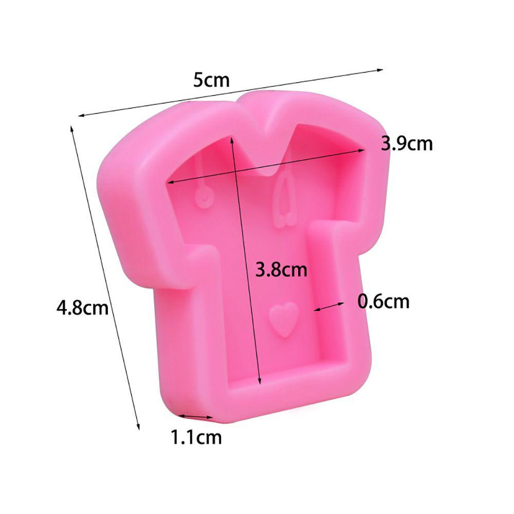 Solighter Gantungan Kunci Cetakan Perlengkapan Baking Membuat Perhiasan Resin Epoxy Silicone Mold