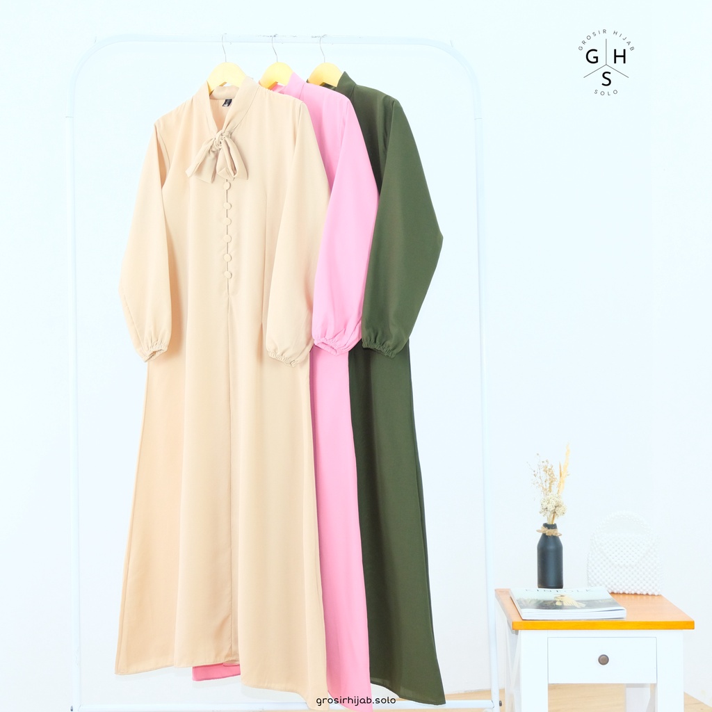 (MSB) GAMIS DHENA MAXI DRESS ATASAN REMAJA WANITA