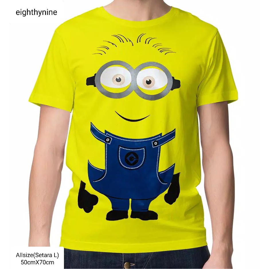 Baju Kaos Anime MINIONS (kuning)