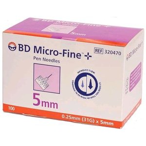 BD MICRO FINE 5mm (Ungu) BD MICRO FINE 5MM INSULIN #AMG