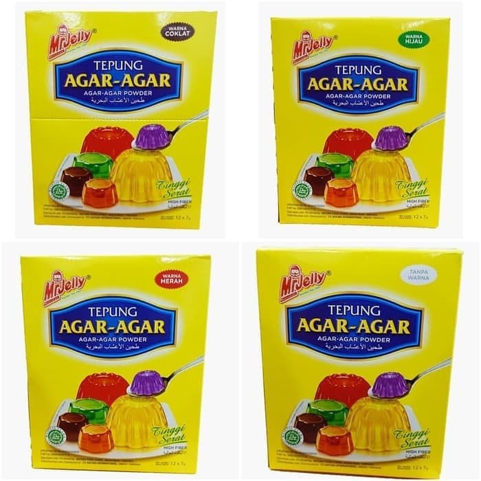 Mr Jelly agar agar warna powder / box