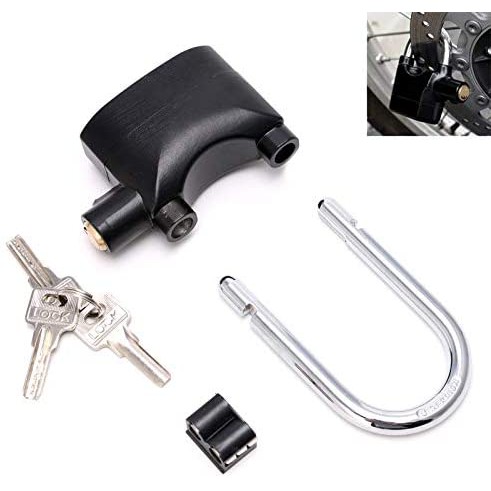 Kunci Gembok Siren Alarm Padlock Motorcycle Bike Bicycle Security Anti Maling Rumah Cakram Ban Motor