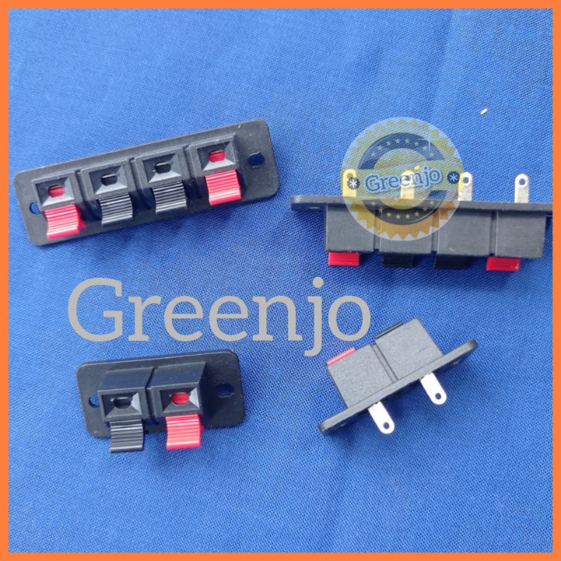 Terminal Speaker Jepit Kecil 2 Pin 4 Pin / Socket Speaker Kecil
