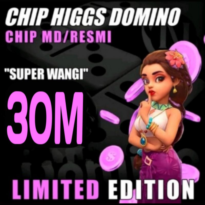 10M 20M 30M 60M Chip Higgs Domino MD Termurah