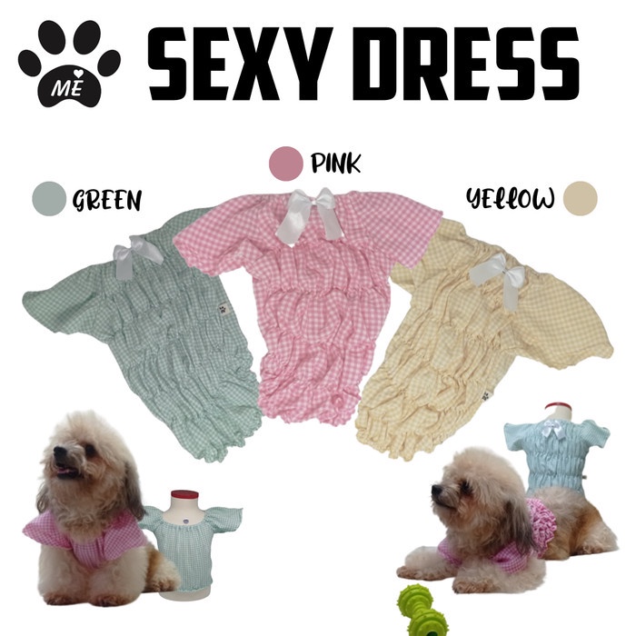 Pet Clothes &quot;SEXY DRESS&quot; Baju Kucing Anjing