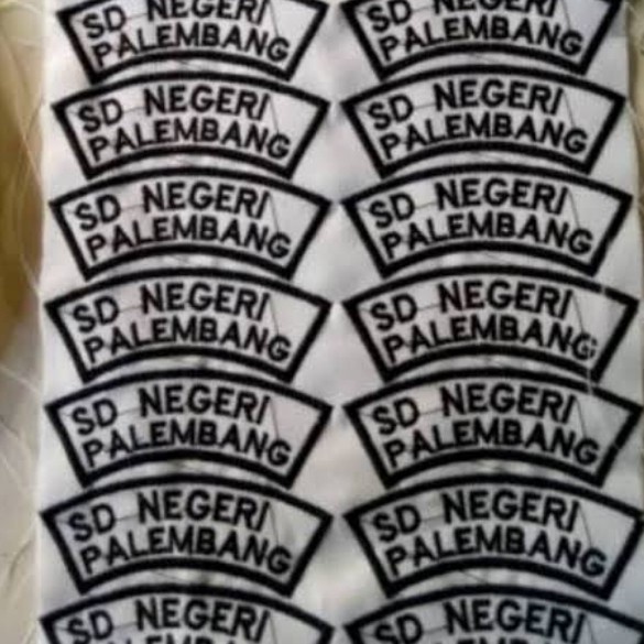 

Bordir Nama Sekolah Dll
