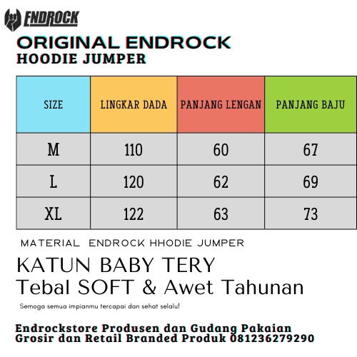 Hoodie Endrock Tema Simple