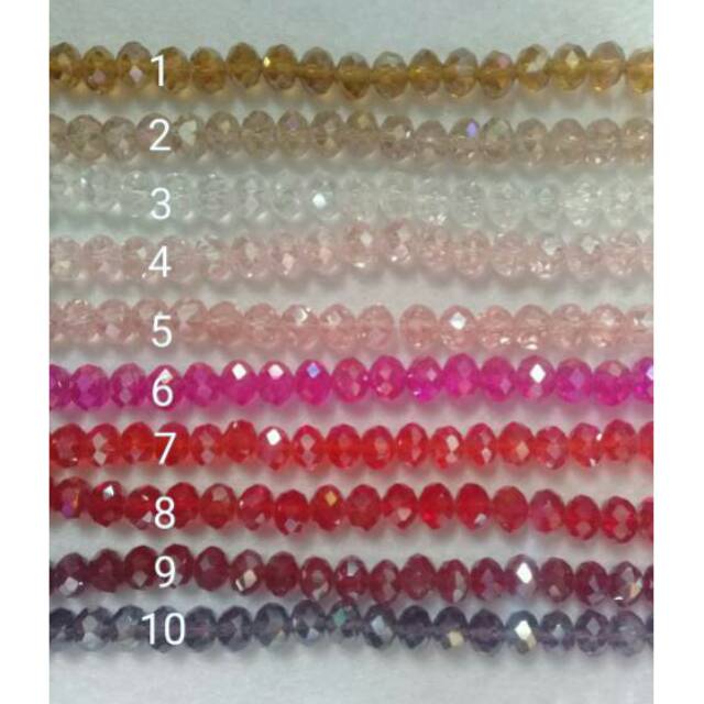 Kristal 8mm per renteng