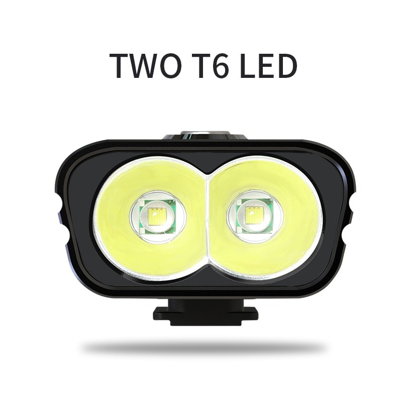 TRLIFE Lampu Sepeda Rechargeable 1200mAh LED XM-L T6 20000 Lumens