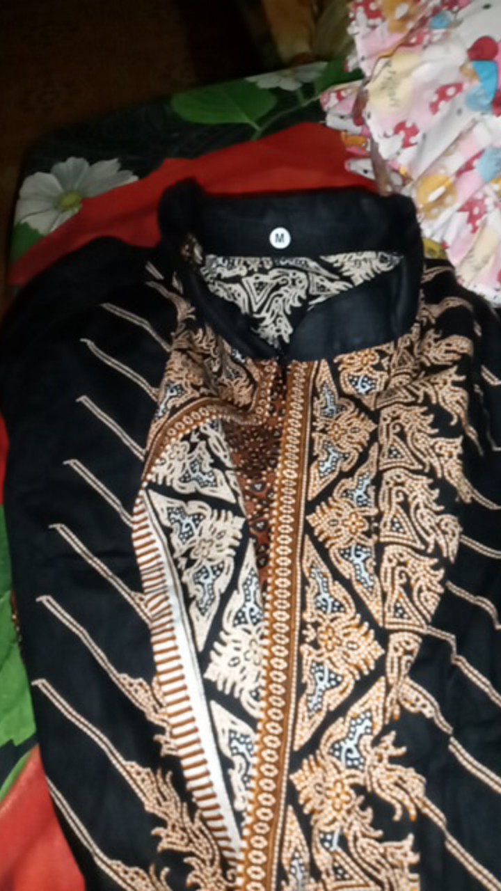 Batik Couple Keluarga Sania Ruffle Ori Ndoro Jowi Dnt