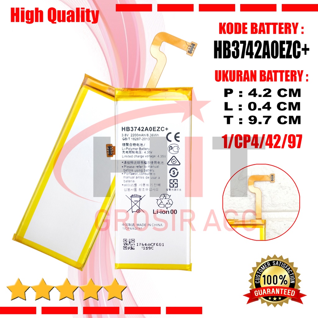 Baterai Battery For Huawei P8 LITE / P8 PLUS HB3742A0EZC+