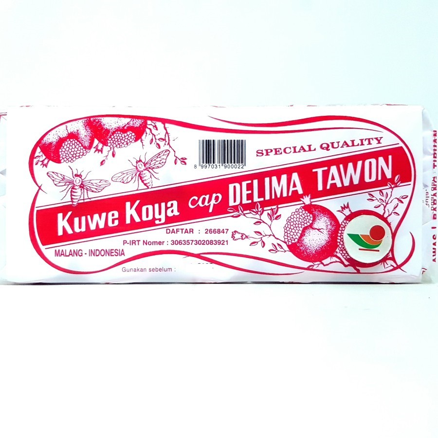 

DELIMA TAWON KUWE KOYA 550gr | ISI 10pcs KUE KOYAH TAU SA KO TAUSAKO ASLI MALANG CAP SPESIAL QUALITY