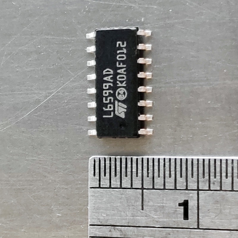 IC SMD L6599AD L6599 IMPROVED HIGH-VOLTAGE RESONANT CONTROLLER SOP16 INTEGRATED CIRCUIT