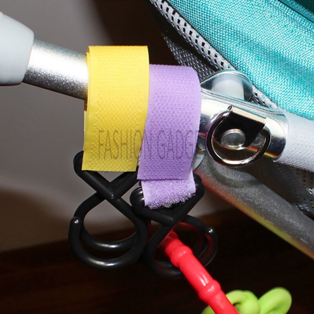 Aksesoris Stroller Gantungan Tali Stroller Hook Hanger Gantungan Popok Bayi  Tas Bayi Kereta Dorong Bayi Wrma Acak Gantungan Stroller/Gantungan Tali Stroler/Gantungan Serbaguna Super Kuat