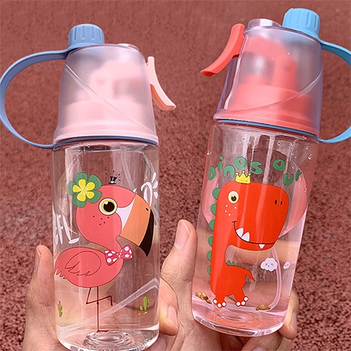 Tempat Minum Anak Sedotan Plastik 400ml S36323 5 1  Tidak Mudah Pecah Ready Stock Tumbler Anak Premi