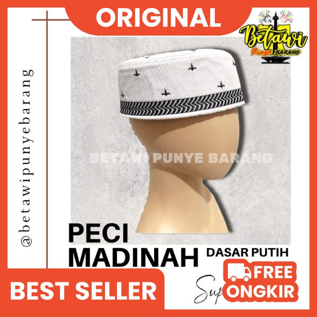 peci kopiah madinah bugis super