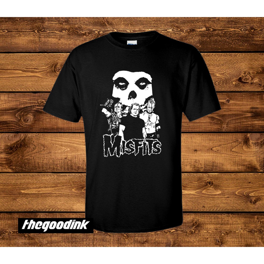 Kaos Misfits - Band Animation 2 - Original Gildan T-shirt DTG Print