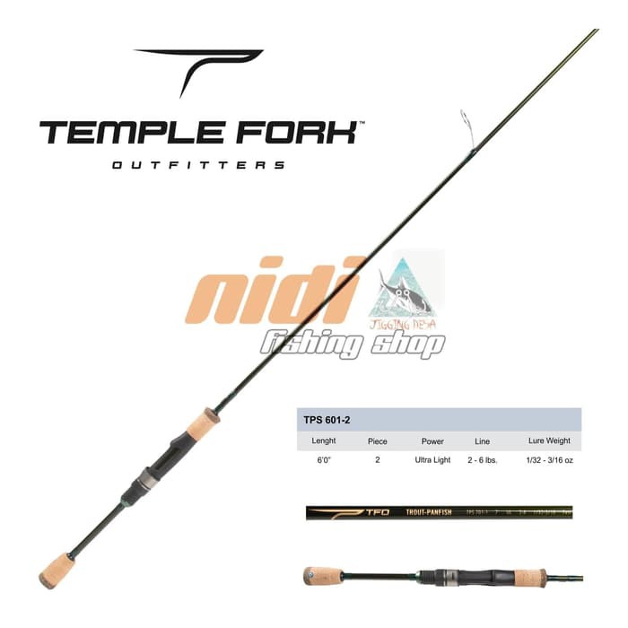 Joran Pancing Temple Fork - Rod Spinning Ultra Light