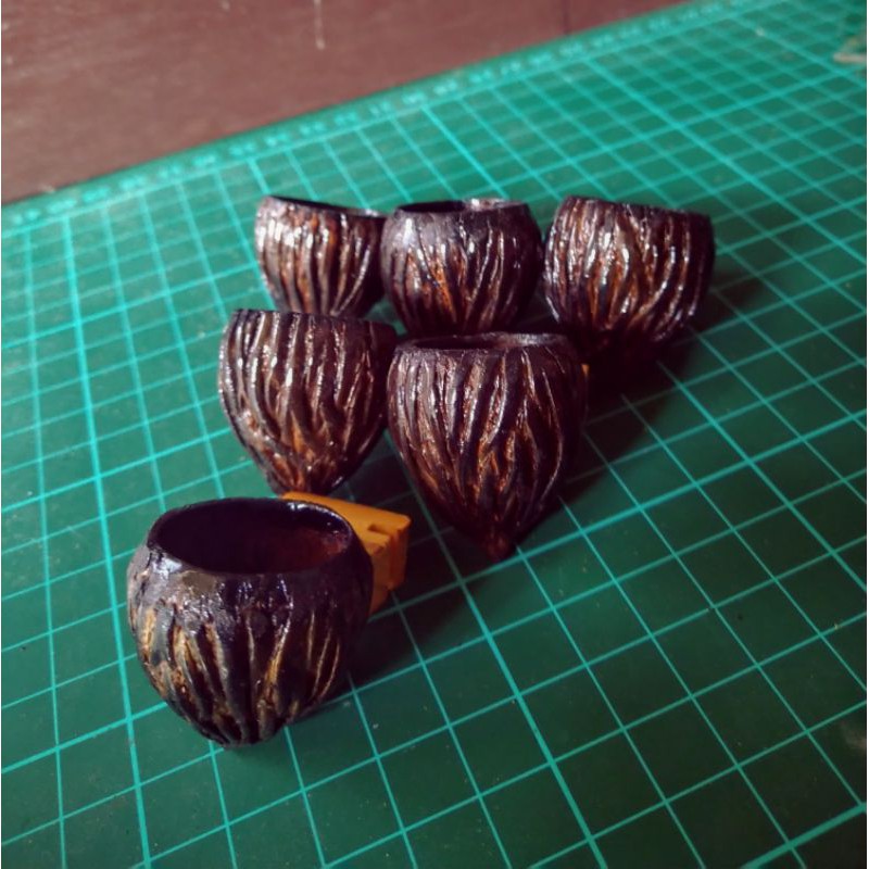 cepuk alami sangkar pleci kolibri unik bahan jambe