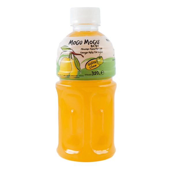 

MOGU MOGU Mango 320ml - Minuman Rasa Mangga Nata De Coco -Botol