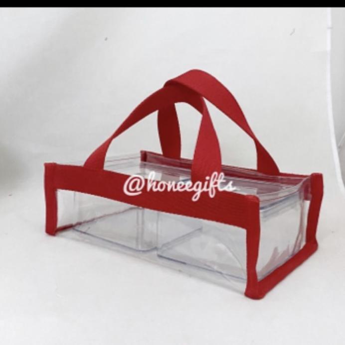

Tas Hampers Kue Natal Imlek Cny Lebaran Ramadan Bingkisan Pvc Bag Kado Diskon!!R30F