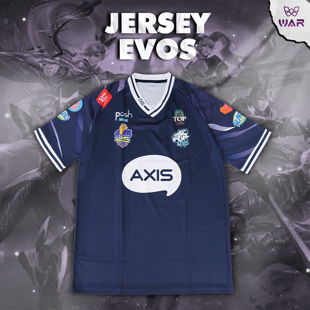 Jersey Esports Evos Legend 2021 Terbaru Kaos Gaming Mobile Legend Free Fire Dewasa