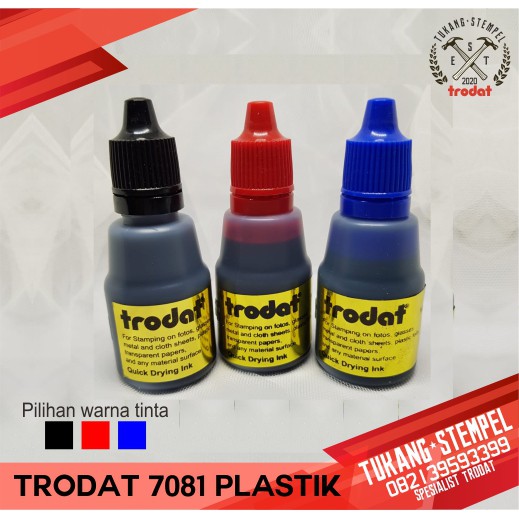 

Trodat 7081 25ml tinta plastik stempel plastik tinta Trodat