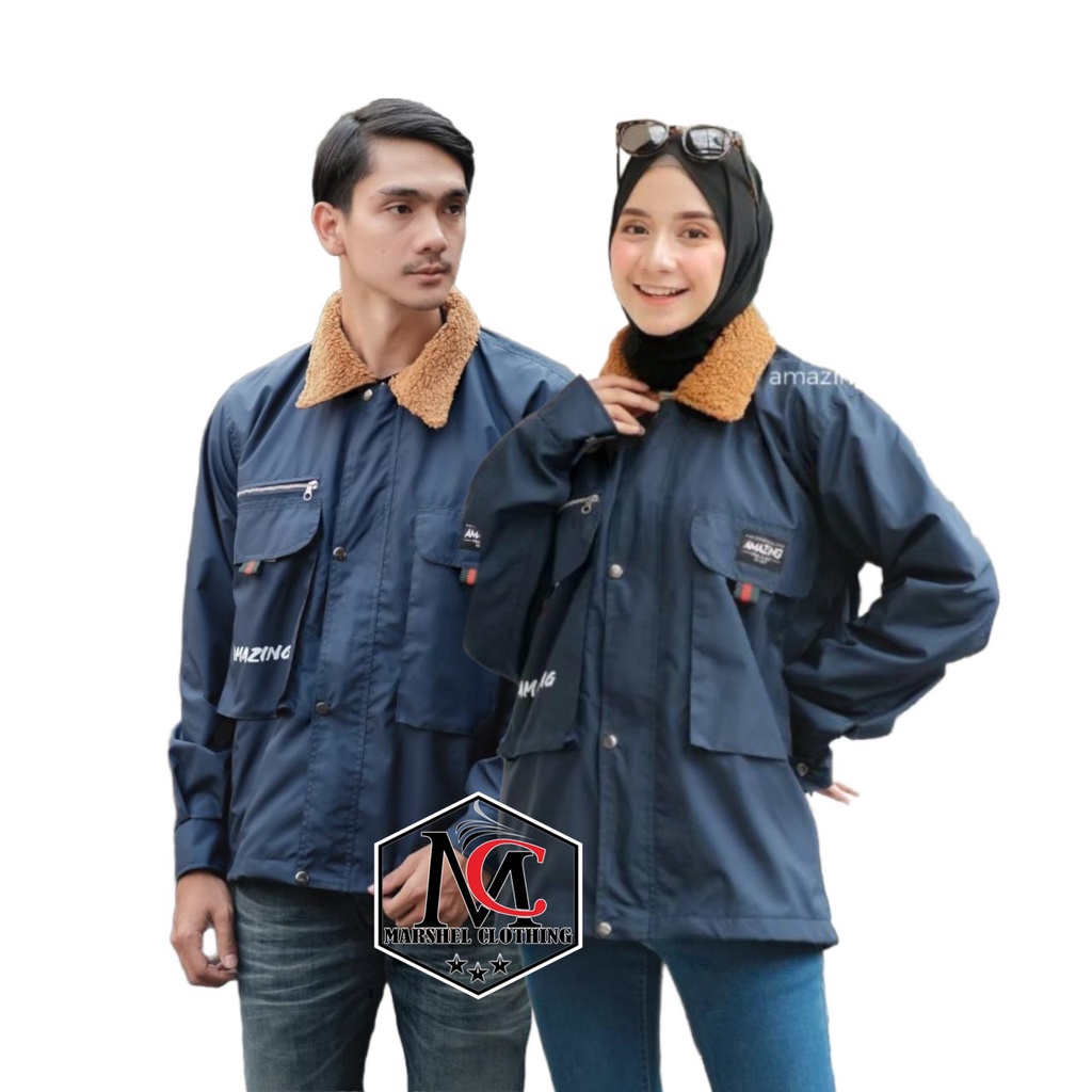 RCL - JAKET AMAZING HIKING COUPLE - JAKET COZY ORIGINAL AMAZING - JAKET PARASUT WATERPROOF TERBARU AG013