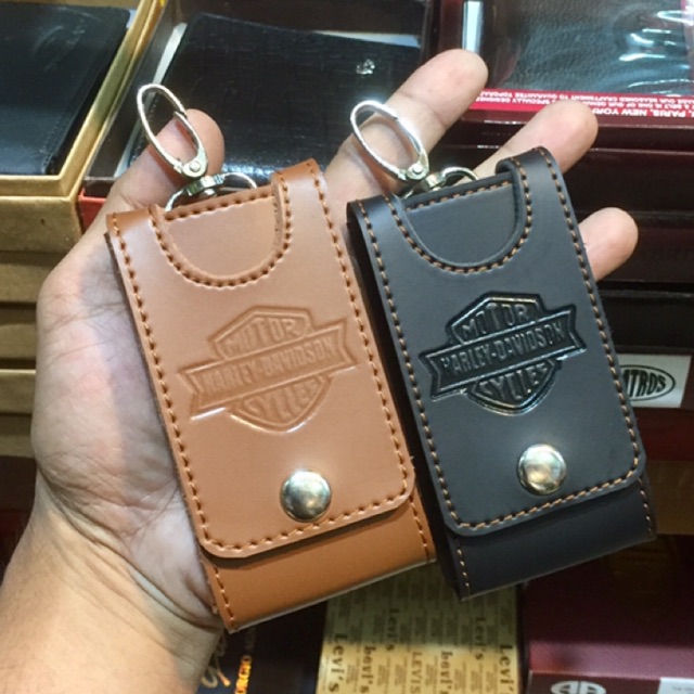 Dompet kunci bahan kulit sintetis lokal model baju free box #dompet #dompetkunci #keyholder