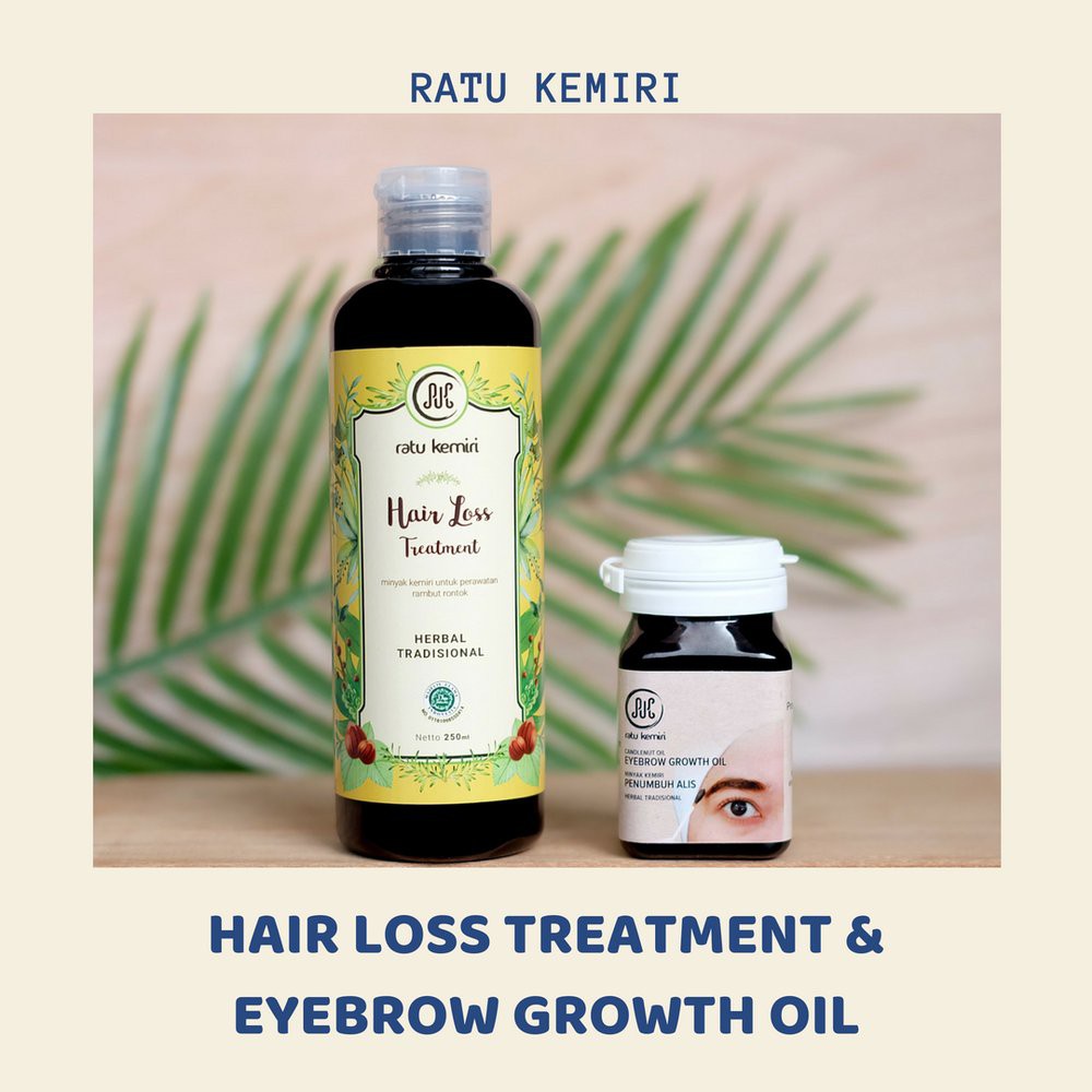 Jual Ratu Kemiri Penyubur Rambut Rontok Dan Pelebat Alis Mata Alami Limited Shopee Indonesia