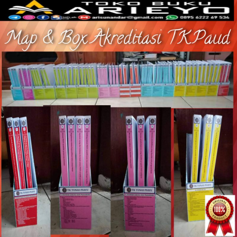 BOX & MAP AKREDITASI TK. PAUD/DELAPAN STANDAR / TK.PAUD