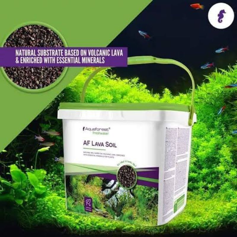 Aquaforest AF Lava Soil 5L - Aquascape Soil Substrate