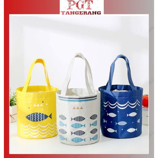 PGT - Tb109 Tas Bekal Bulat Handbag Lunch Bag/Bekal/Piknik Insulated