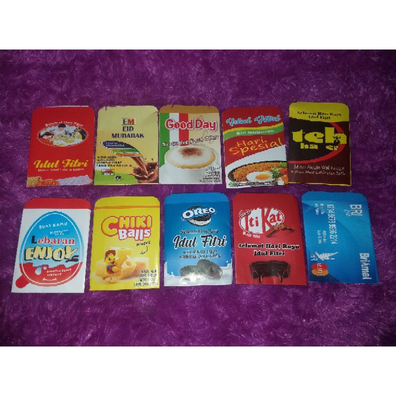 

Amplop Lebaran Snack Ukuran Medium Angpao Lebaran Snack READY