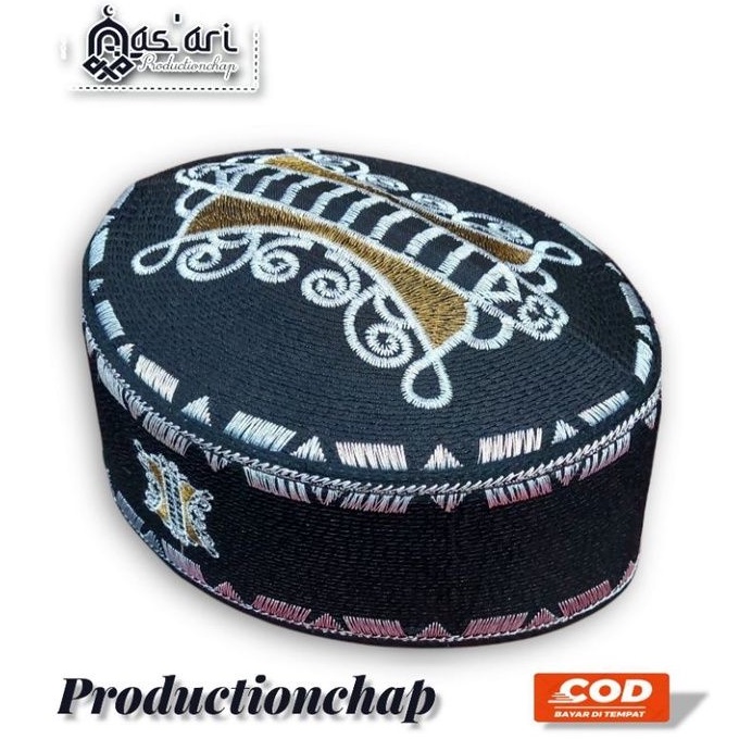 (20 PCS)PECI KOPYAH MALAYSIA MOTIF PINTU ACEH/HRG 1 KODI