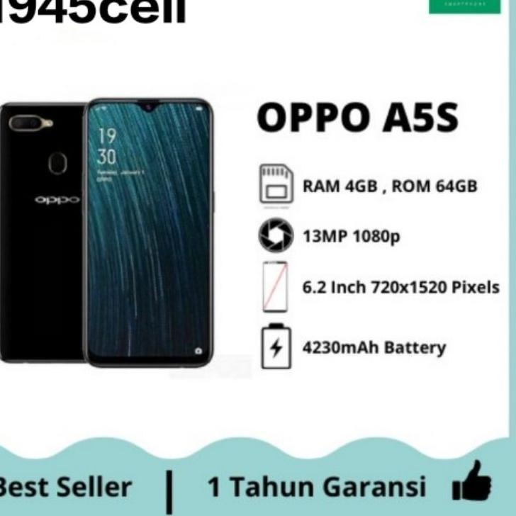 Koleksi Terbaru.. Oppo a5s ram 4/64 garansi 1 tahun