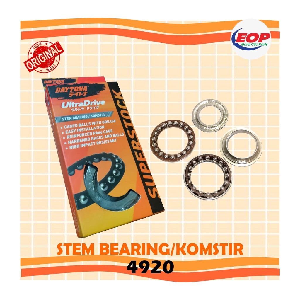 Komstir Stem Bearing Daytona MEGAPRO VERZA CB150 CBR150 4920