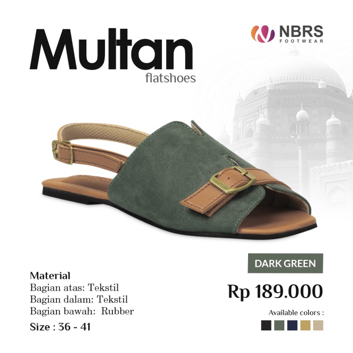 Nibras Footwear Multan Flatshoes Sandal Wanita Flat Elegant Look