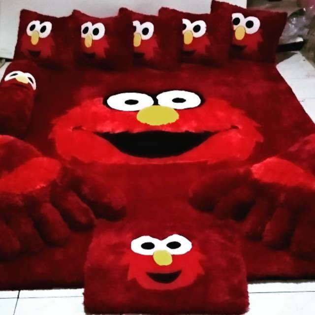 Surpet Karakter Elmo Ukuran 200x150 Fullset