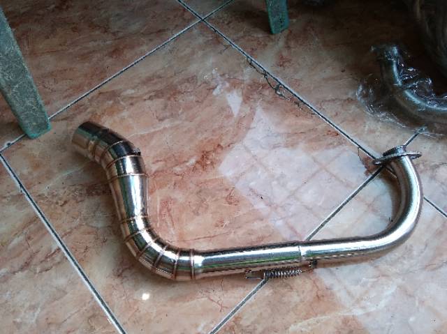 KNALPOT RACING OVAL POLOS CUSTOM BUAT MOTOR BEAT MIO VARIO N-MAX AEROX LEXSI-2