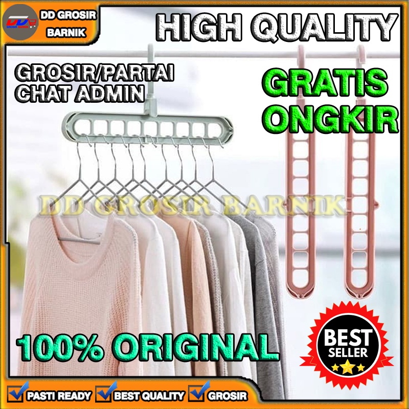 [DGB] MAGIC HANGER GANTUNGAN BAJU AJAIB ORGANIZER 9 IN 1 SERBAGUNA AS SEEN ON TV MULTIFUNCTION WONDER HANGER