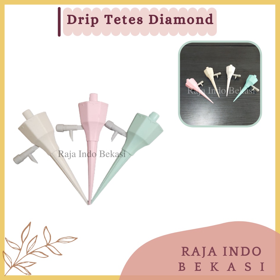 Drip Tetes Diamond Irigasi Tetes Otomatis Sistem Alat Irigasi Tetes Air Siram Drip Tetes Drip Botol