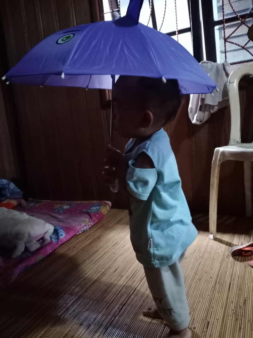 234 / Payung Model Tanduk Mini Lipat Anak / Umbrella Mini Kuping Karakter