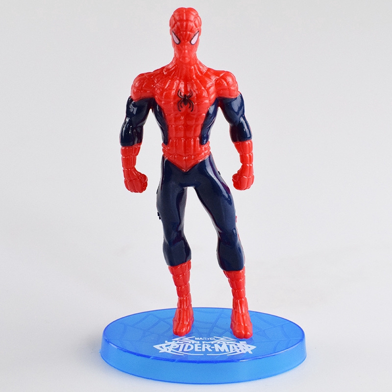 7pcs / set Mainan Action Figure Model SpiderMan Untuk Hadiah Anak