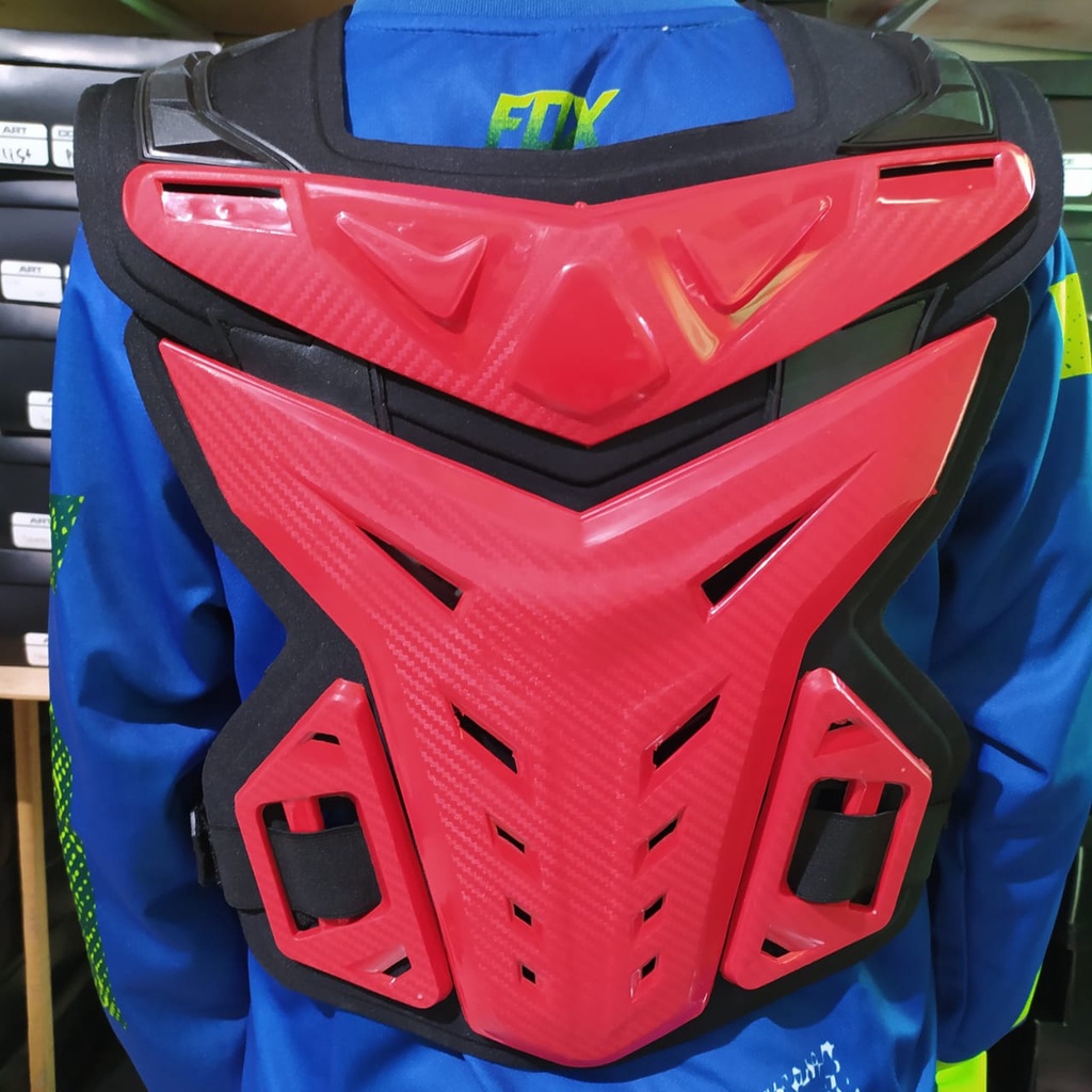 body protector cross  bisa cod body protektor trail OFFROAD motor cross acerbys pelindung badan MERAH