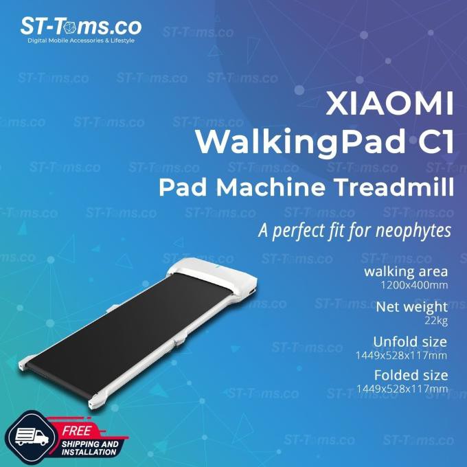 Murah | Laris | Xiaomi Walkingpad C1 Smart Folding Walking Pad Machine Treadmill