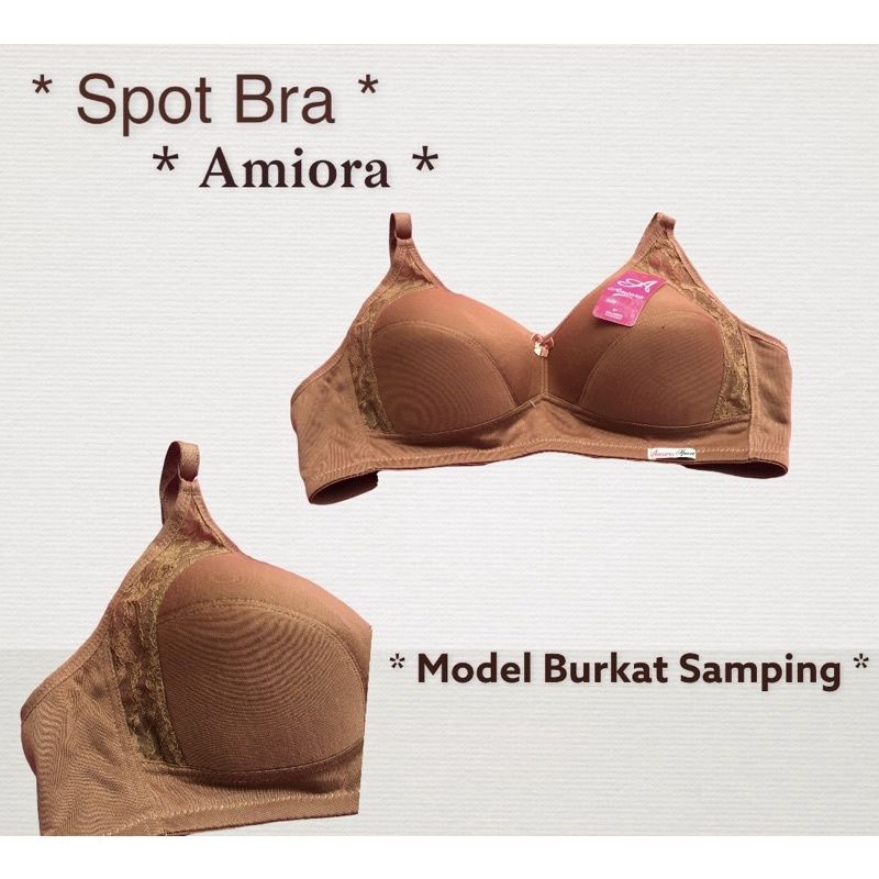 6 Pcs Bra Renda Samping| 1607/SPORT BRA | BH SPORT/#BRA Tanpa Kawat