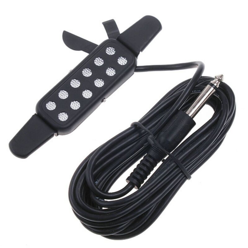 Fishman Pickup Gitar Akustik 12 Hole Microphone / Mic Gitar - P-012