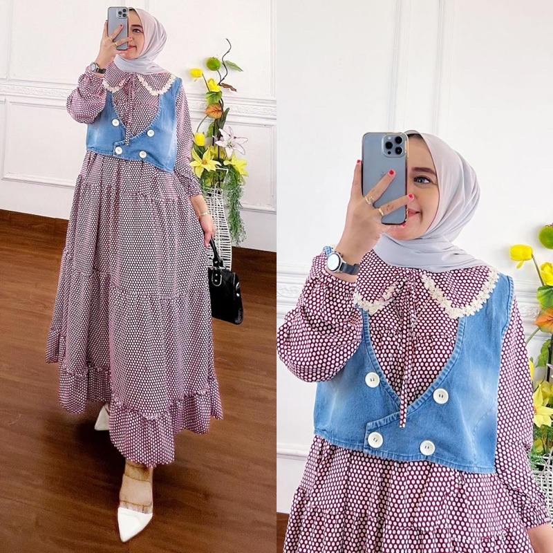 ALEGRA MIDI SET ROMPI JEANS