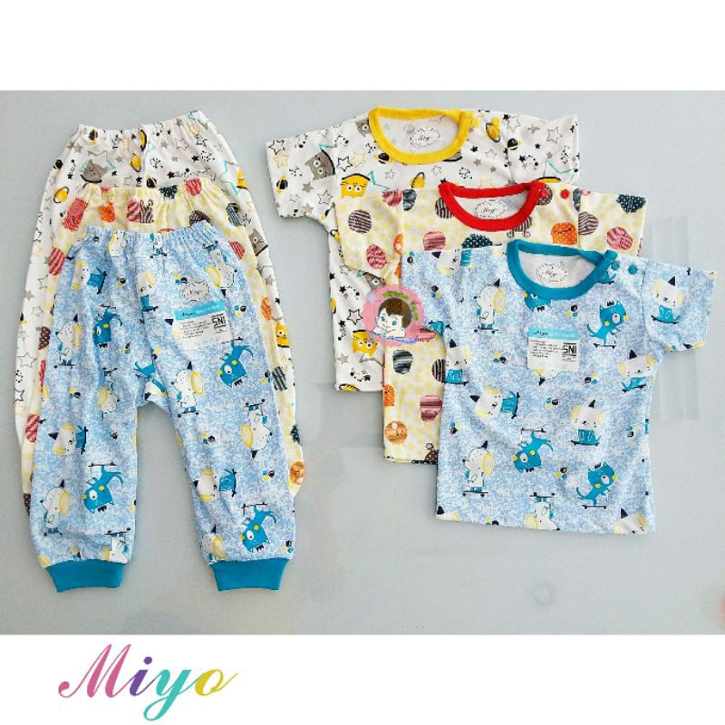 MIYO Setelan Pendek Celana Panjang Mixed Series